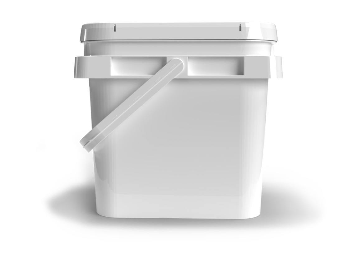With less plastic and a tamper-evident easy open/close quarter turn screw top, this child-resistant and senior-friendly pail is the ideal choice for many clients.