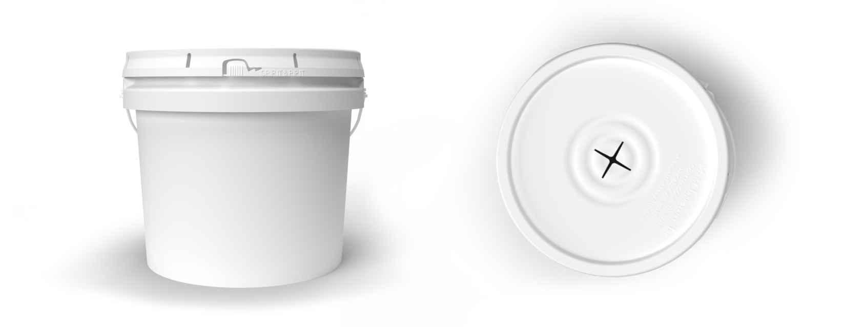 Wipes pail with a broad range of volumes and sizes available, almost any package can have a wipes dispensing option added.