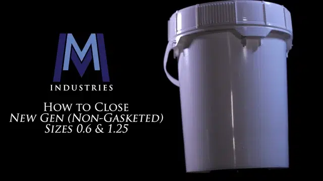 HOW TO: CLOSE NEW GEN PAILS – 0.6 & 1.25 WITHOUT A GASKET