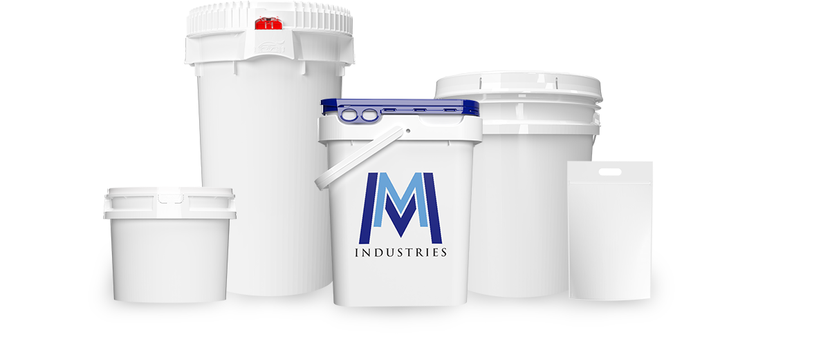 M&M Industries Group of Commercial Plastic Pails