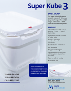 Preview Super Kube 3 Sales Sheet